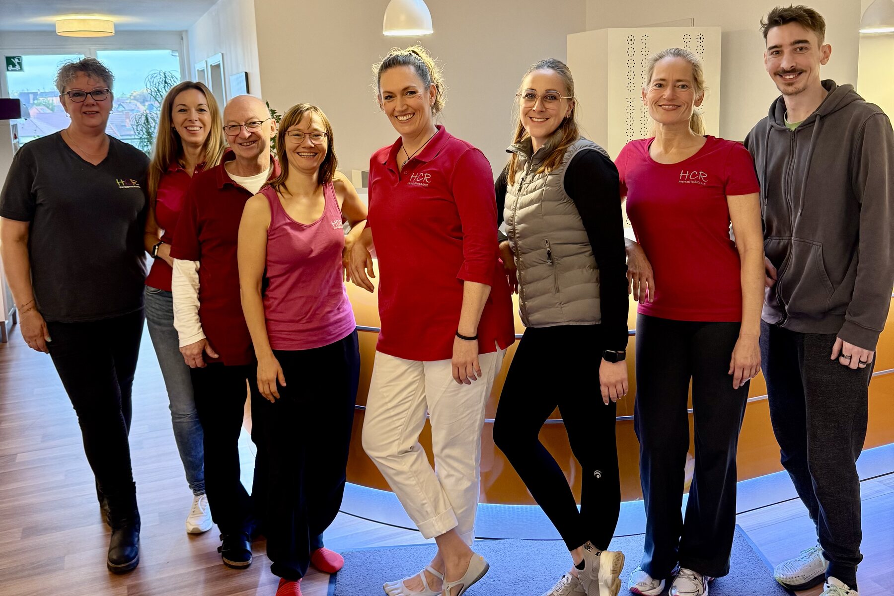 Am Empfang der HCR Physiotherapie